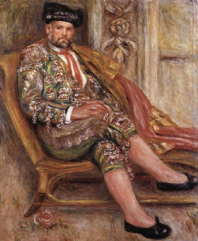 Pierre Renoir Ambrois Vollard Dressed as a Toreador Spain oil painting art